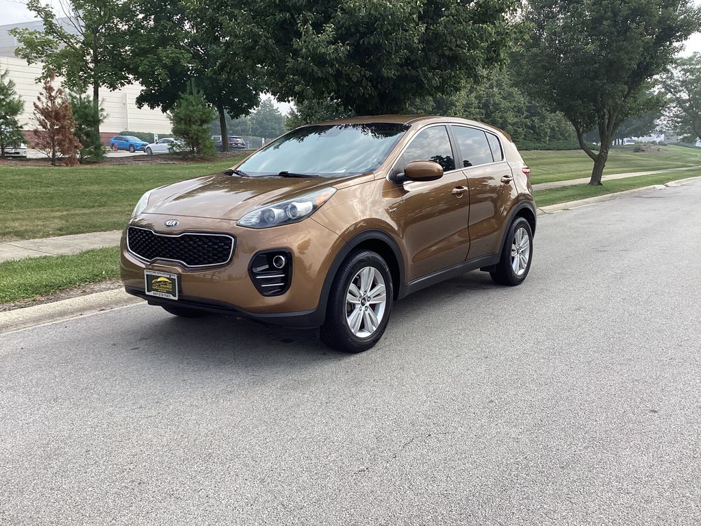 Red (Burnished Copper) 2017 Kia Sportage SUV / Crossover All-Wheel Drive 6-Speed Automatic