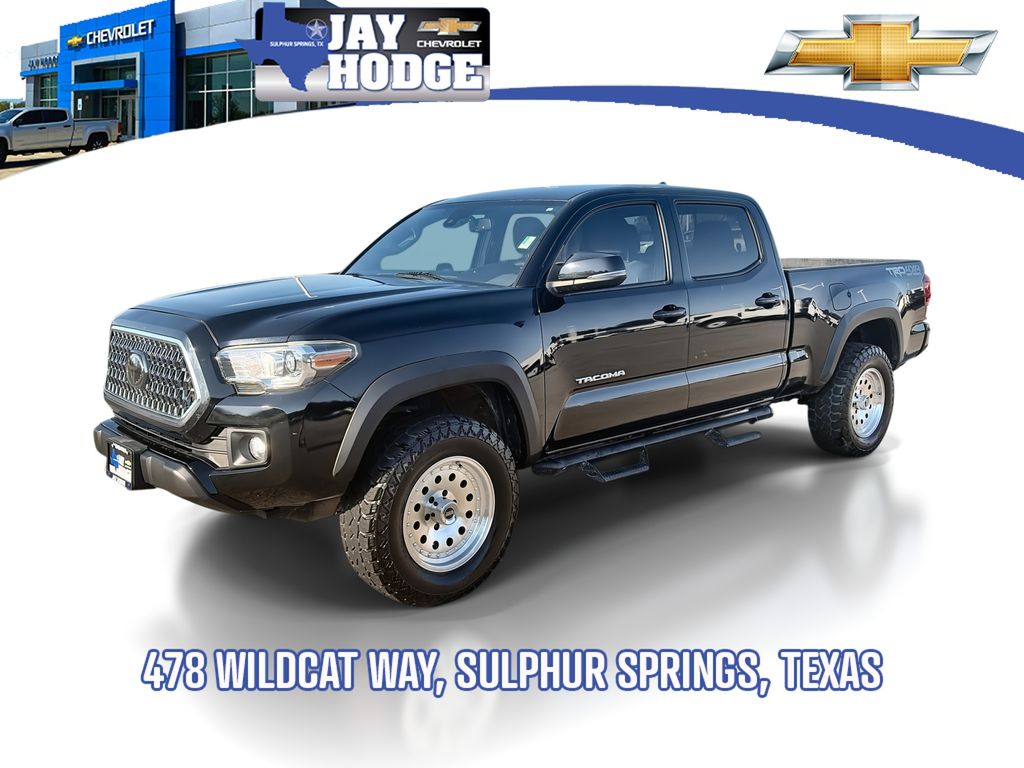Midnight Black Metallic 2019 Toyota Tacoma Pickup Truck Four-Wheel Drive 6-Speed Automatic