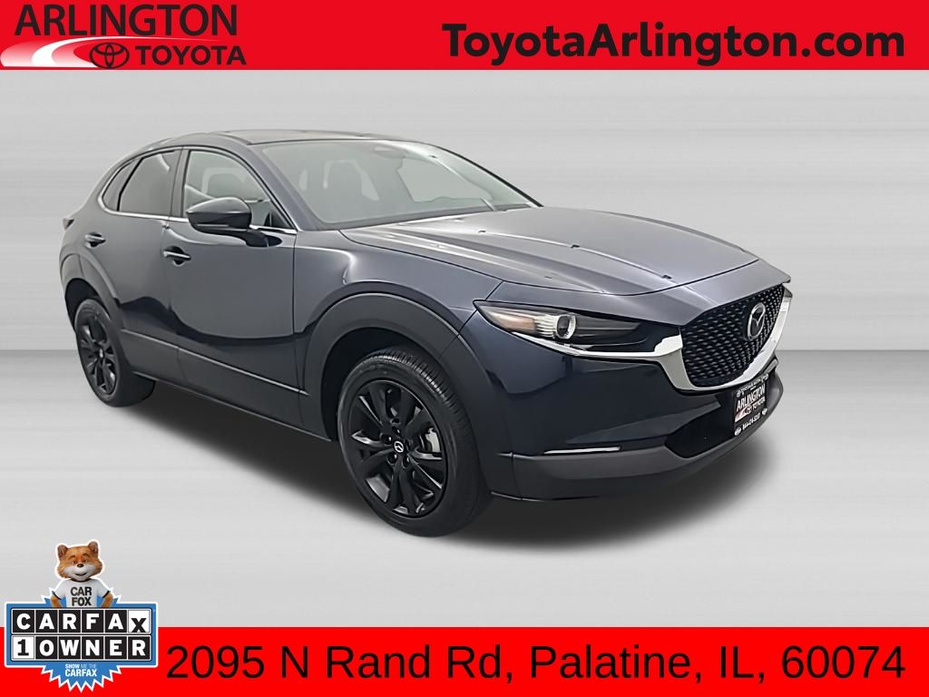 Deep Crystal Blue Mica 2024 Mazda CX-30 2.5 S Select Sport AWD SUV / Crossover All-Wheel Drive 6-Speed Automatic