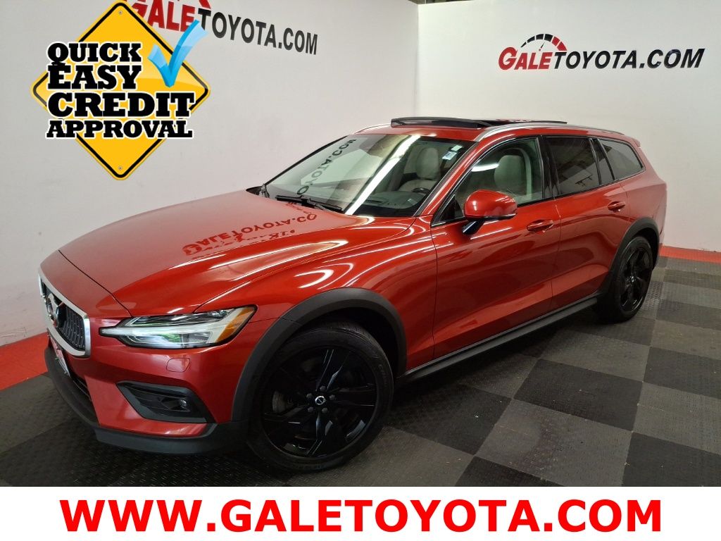 Red 2020 Volvo V60 Cross Country T5 AWD Wagon All-Wheel Drive Automatic