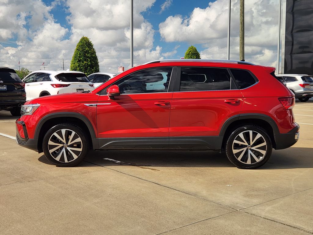 2022 Volkswagen Taos 1.5T SE Red at DeMontrond Mazda
