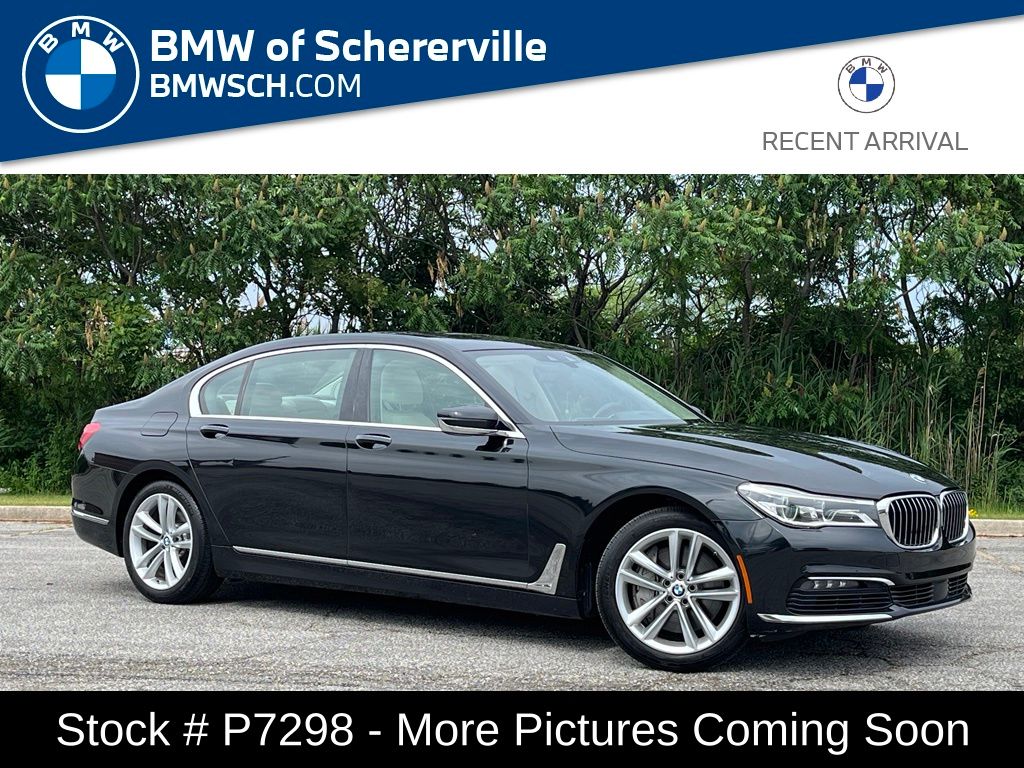 Black Sapphire Metallic 2018 BMW 7 Series 750i xDrive AWD Sedan All-Wheel Drive 8-Speed Automatic