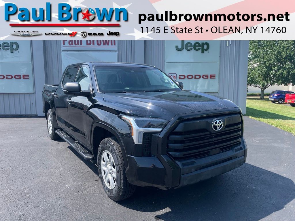 Midnight Black Metallic 2023 Toyota Tundra Pickup Truck Four-Wheel Drive Automatic
