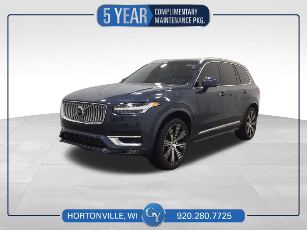 Denim Blue Metallic 2021 Volvo XC90 T6 Inscription 7-Passenger AWD SUV / Crossover All-Wheel Drive Automatic