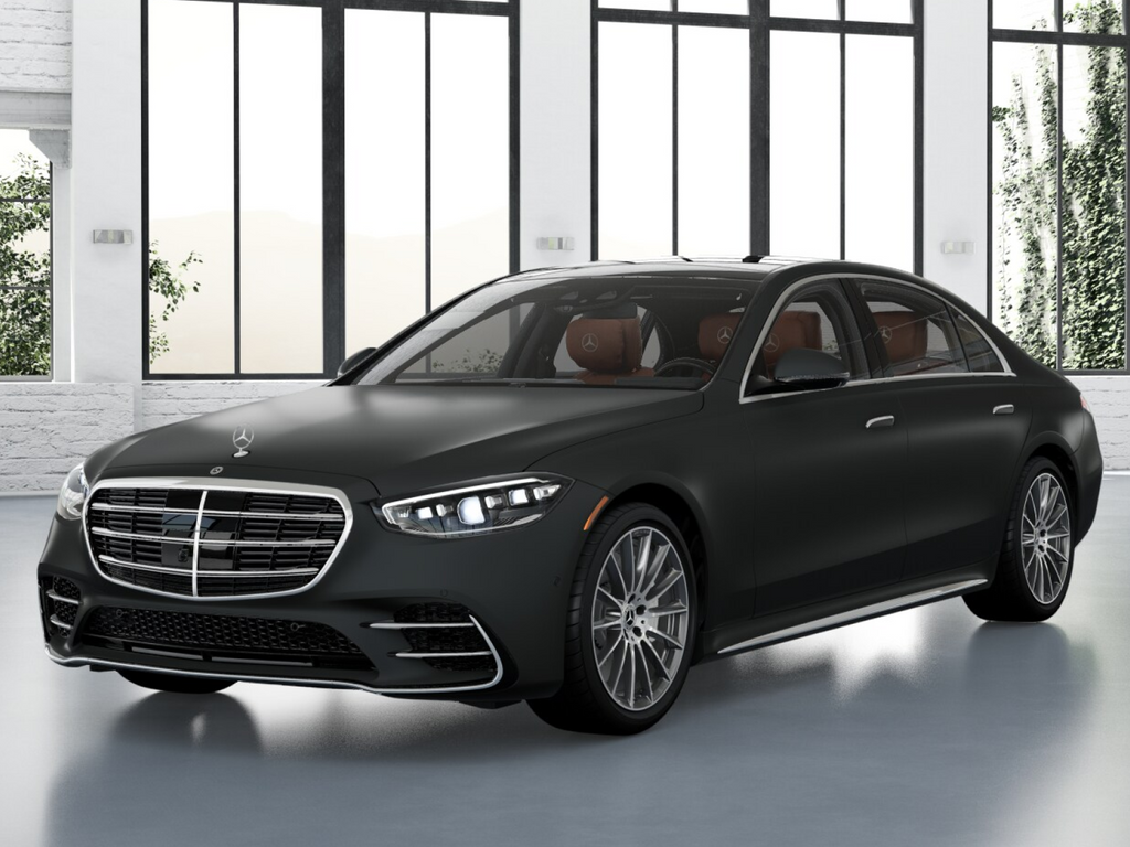 Gray (MANUFAKTUR Graphite Grey) 2026 Mercedes-Benz S-Class Sedan All-Wheel Drive 9-Speed Automatic