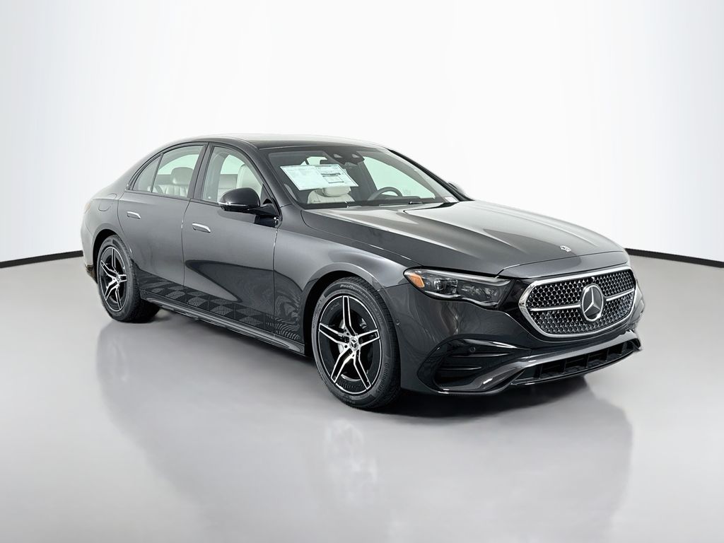 Gray (Graphite Grey Metallic) 2026 Mercedes-Benz E-Class Sedan All-Wheel Drive 9-Speed Automatic