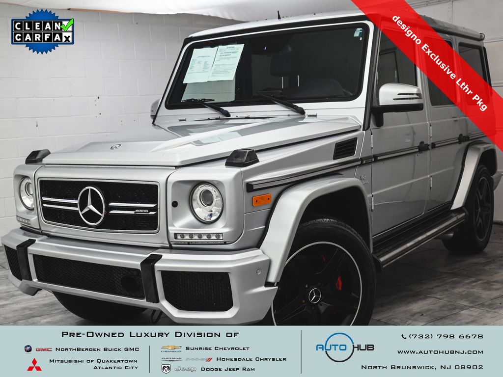 Iridium Silver Metallic 2016 Mercedes-Benz G-Class G 63 AMG 4MATIC SUV / Crossover All-Wheel Drive 7-Speed Automatic