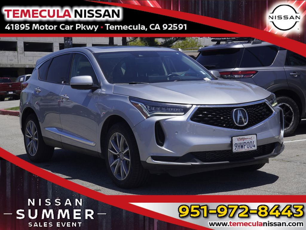 Silver 2023 Acura RDX SUV / Crossover Front-Wheel Drive Automatic