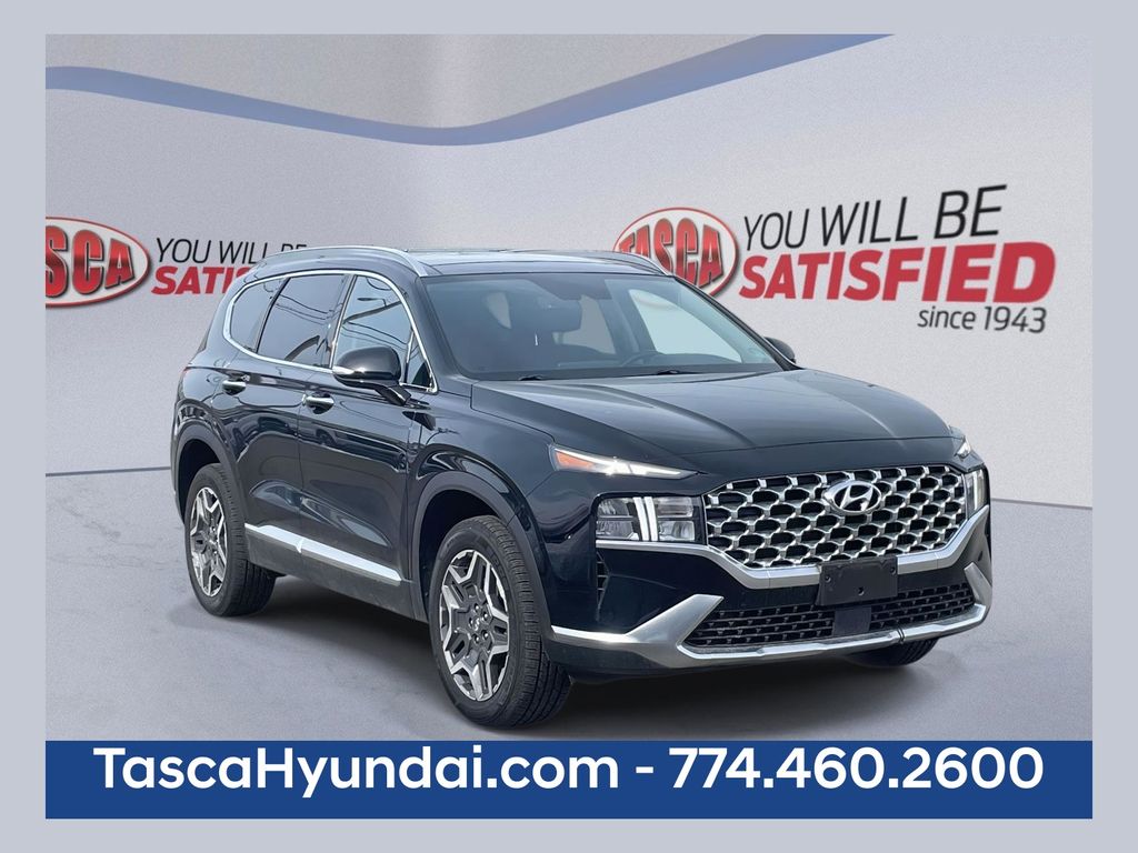 Black Noir Pearl 2021 Hyundai Santa Fe Hybrid SEL Premium AWD SUV / Crossover All-Wheel Drive 6-Speed Automatic