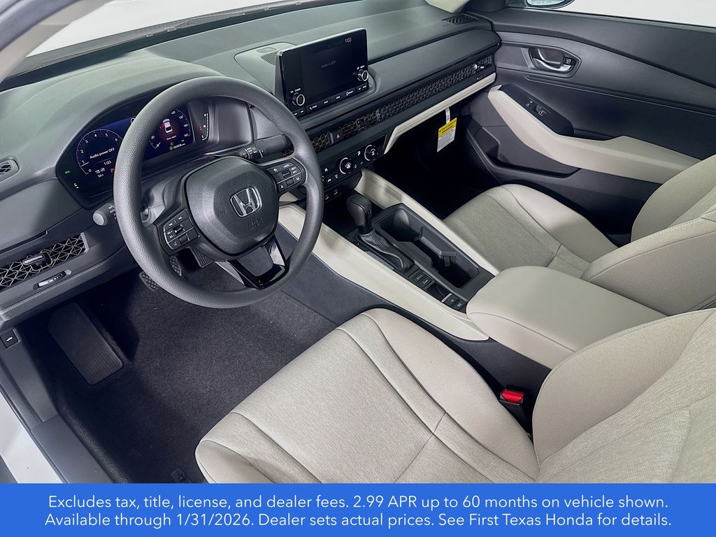 New Car 2025 Honda Accord  Lx For Sale Under $30,000 In Austin, Texas