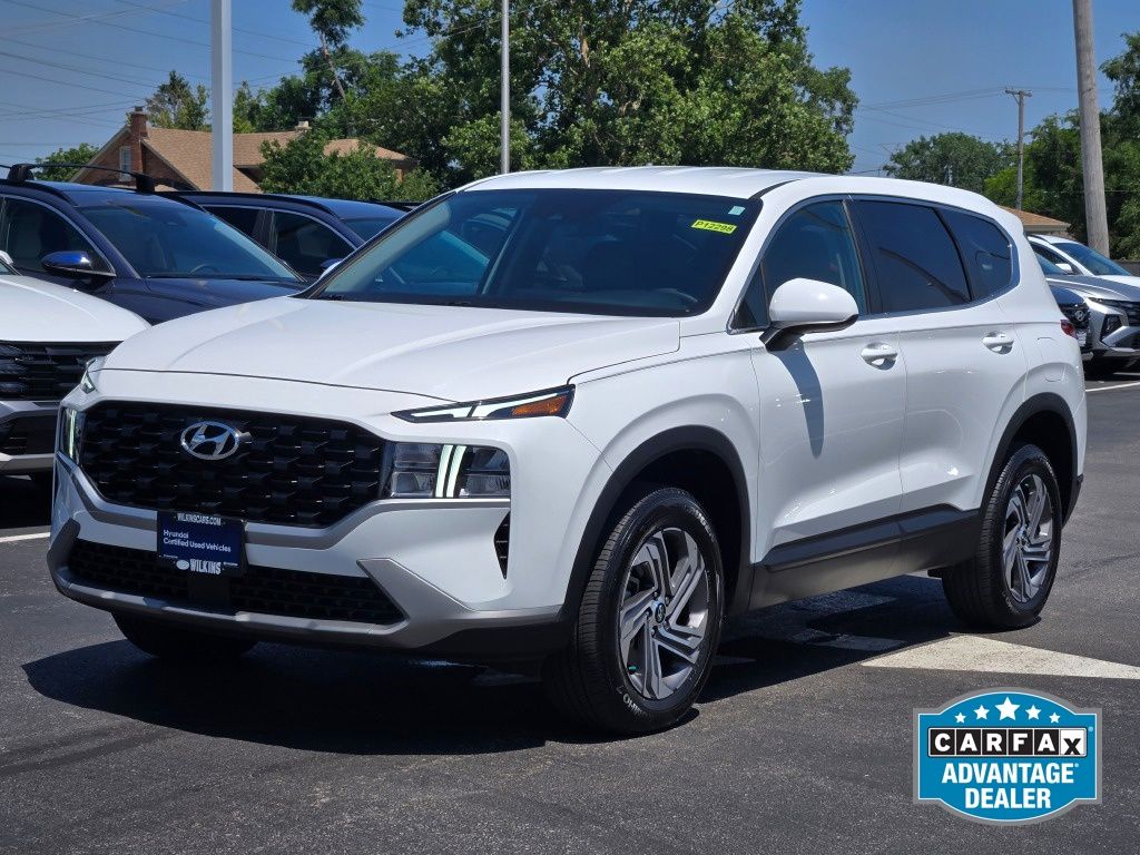 Serenity White Pearl 2023 Hyundai Santa Fe SUV / Crossover All-Wheel Drive 8-Speed Automatic