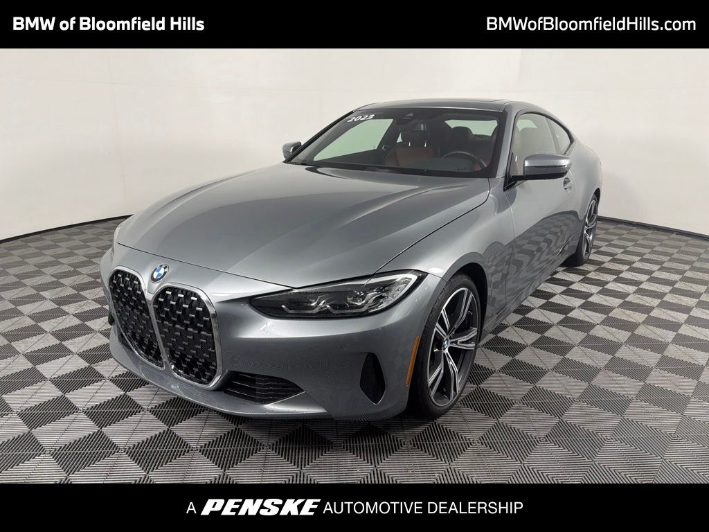 Skyscraper Gray Metallic 2023 BMW 4 Series Coupe All-Wheel Drive 8-Speed Automatic