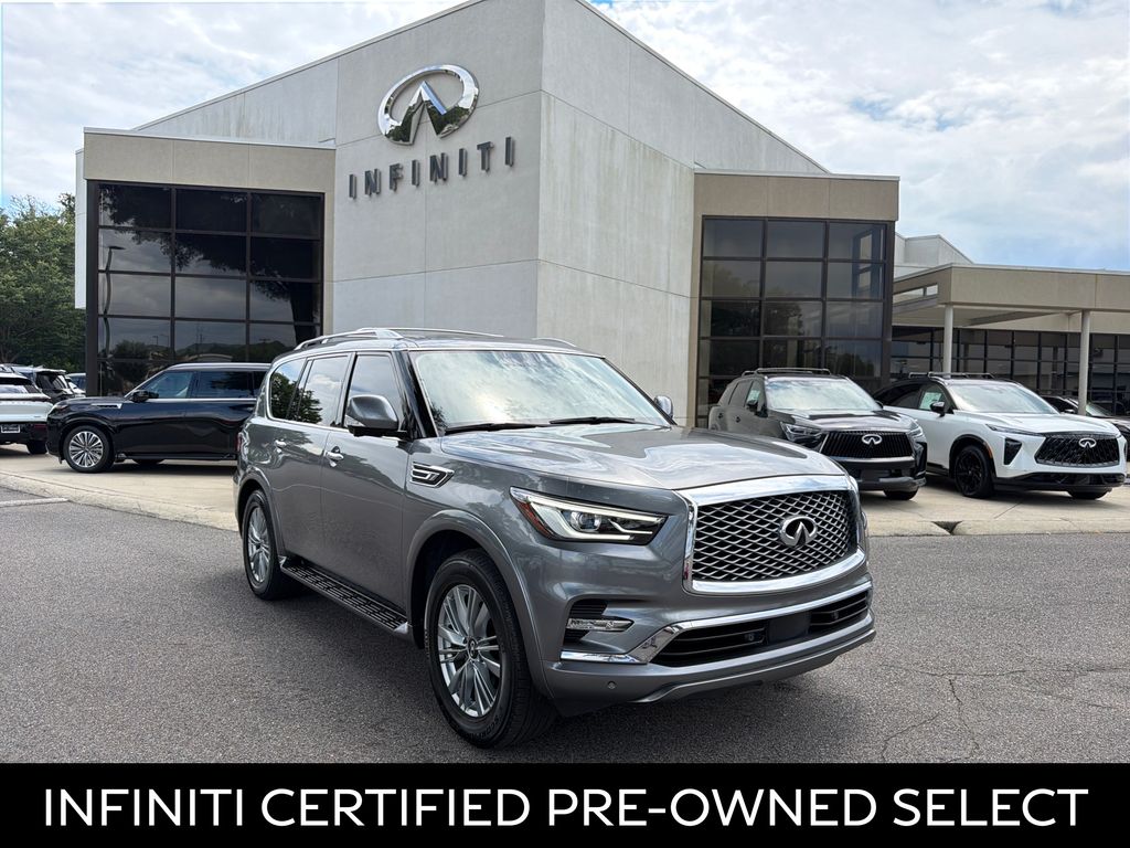 Gray (Graphite Shadow) 2021 INFINITI QX80 SUV / Crossover Rear-Wheel Drive 7-Speed Automatic