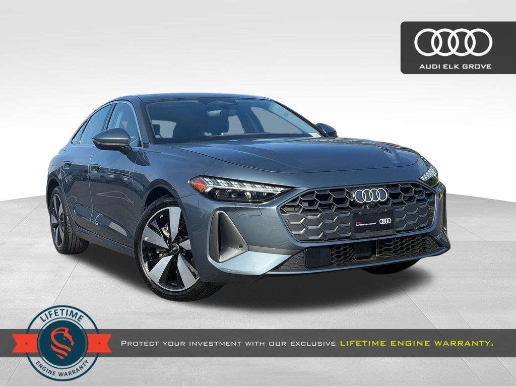 Horizon Blue Metallic 2025 Audi A5 Sedan All-Wheel Drive 7-Speed Automatic