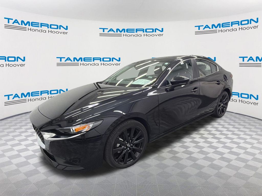 Jet Black Mica 2025 Mazda MAZDA3 Sedan Front-Wheel Drive 6-Speed Automatic
