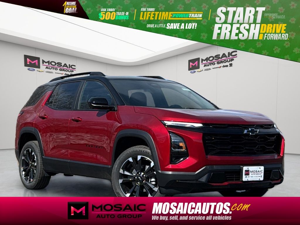 Radiant Red Tintcoat 2026 Chevrolet Equinox RS AWD SUV / Crossover Four-Wheel Drive 8-Speed Automatic