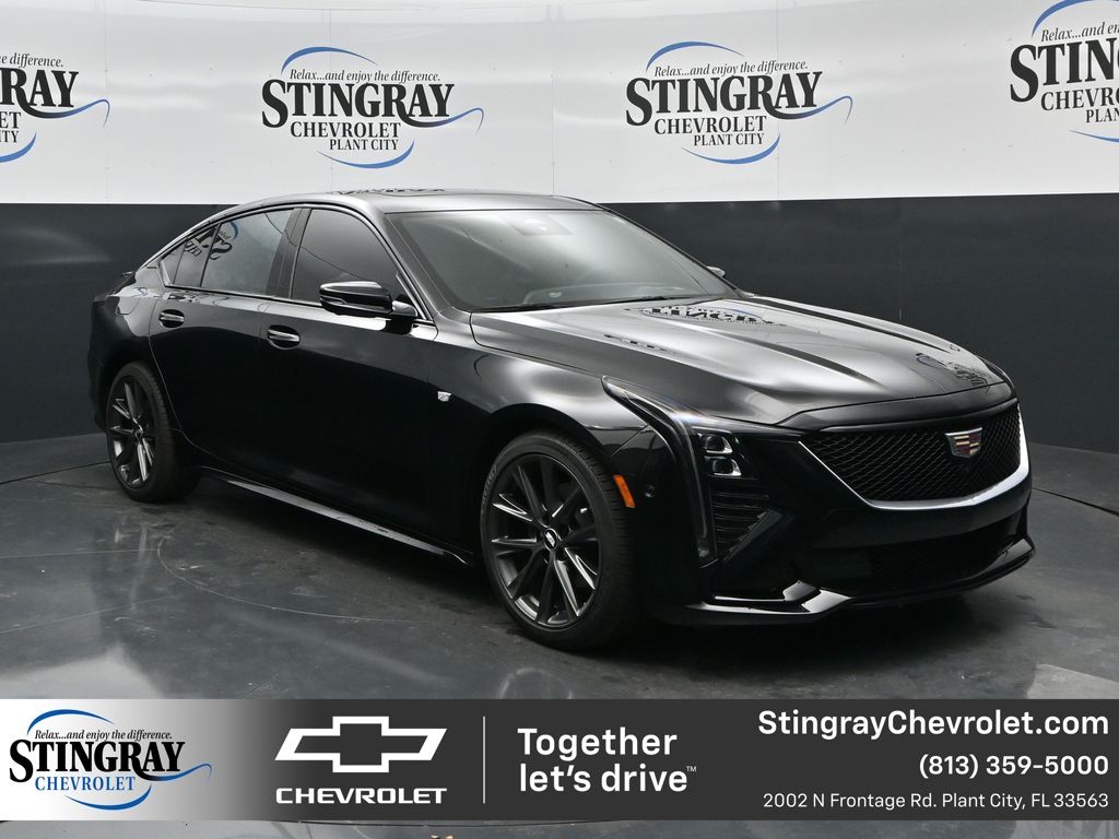Black Raven 2025 Cadillac CT5 Sedan Rear-Wheel Drive Automatic