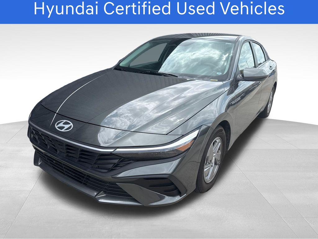 Amazon Gray 2025 Hyundai Elantra Sedan Front-Wheel Drive Continuously Variable Transmission