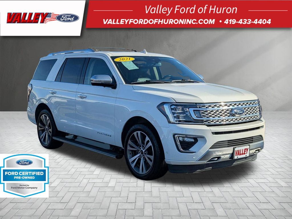 White 2021 Ford Expedition Platinum 4WD SUV / Crossover Four-Wheel Drive Automatic