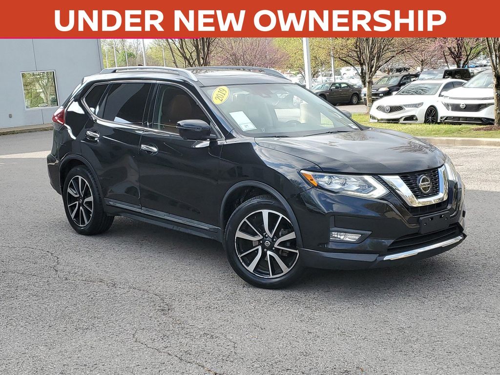 Gray (Magnetic Black Pearl) 2019 Nissan Rogue SL FWD SUV / Crossover Front-Wheel Drive Continuously Variable Transmission