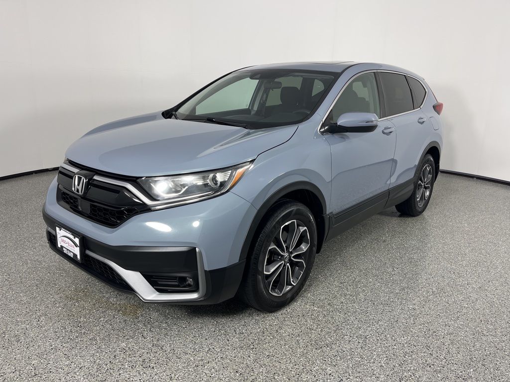 Gray 2020 Honda CR-V EX AWD SUV / Crossover All-Wheel Drive Continuously Variable Transmission