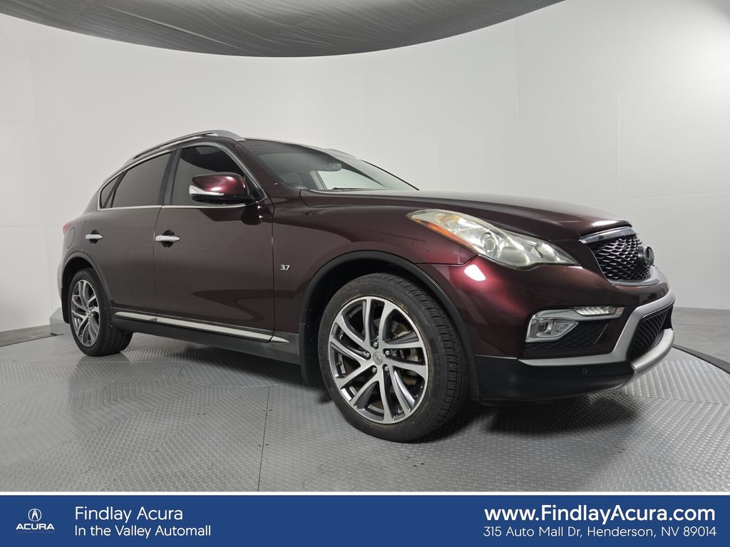 Midnight Garnet 2017 INFINITI QX50 SUV / Crossover Rear-Wheel Drive 7-Speed Automatic