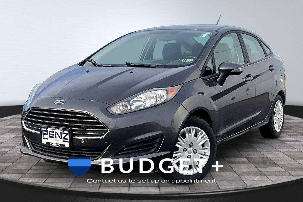 Gray (Magnetic) 2015 Ford Fiesta Sedan Front-Wheel Drive 5-Speed Manual