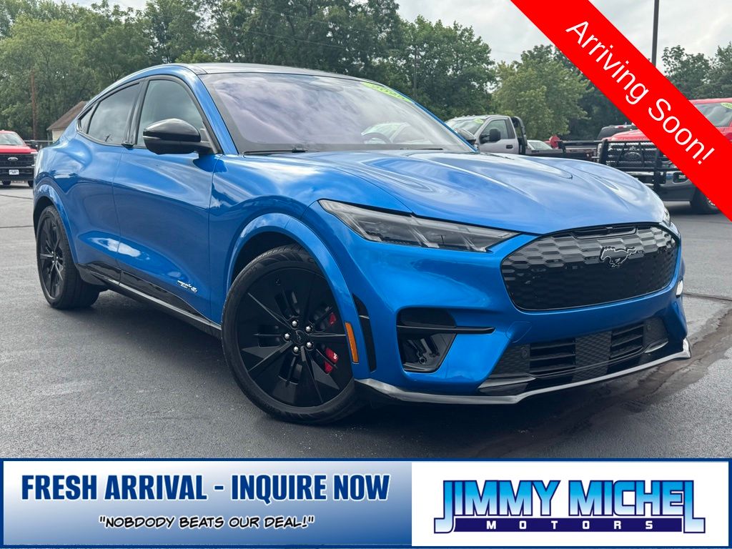 Velocity Blue Metallic 2025 Ford Mustang Mach-E SUV / Crossover All-Wheel Drive Automatic