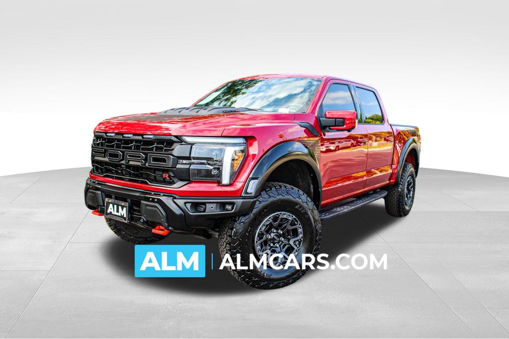 Red 2025 Ford F-150 Pickup Truck Four-Wheel Drive Automatic