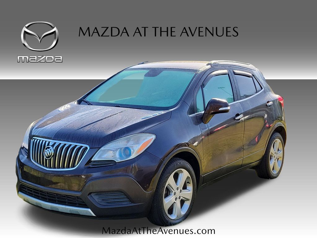 Deep Espresso Brown Metallic 2016 Buick Encore FWD SUV / Crossover Front-Wheel Drive 6-Speed Automatic Overdrive