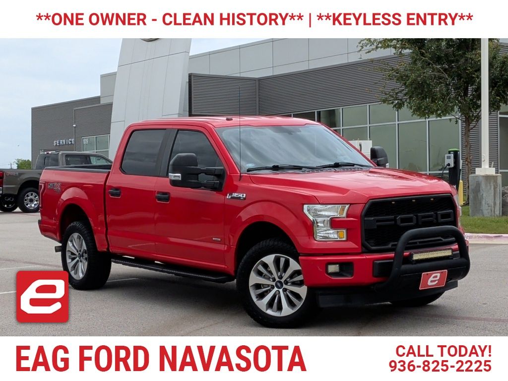 Race Red 2017 Ford F-150 Pickup Truck Four-Wheel Drive Automatic