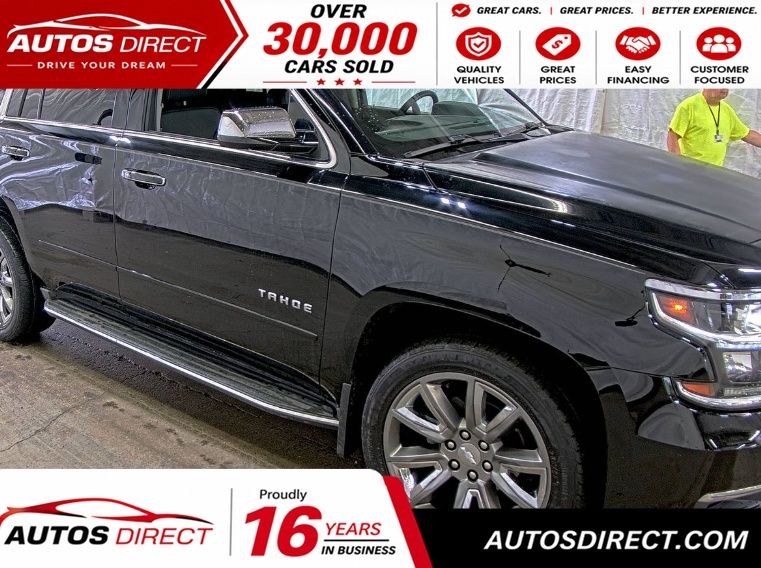 Black 2017 Chevrolet Tahoe SUV / Crossover Four-Wheel Drive 6-Speed Automatic Overdrive