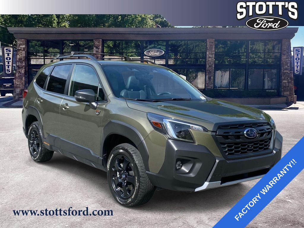 Autumn Green Metallic 2024 Subaru Forester SUV / Crossover All-Wheel Drive Continuously Variable Transmission