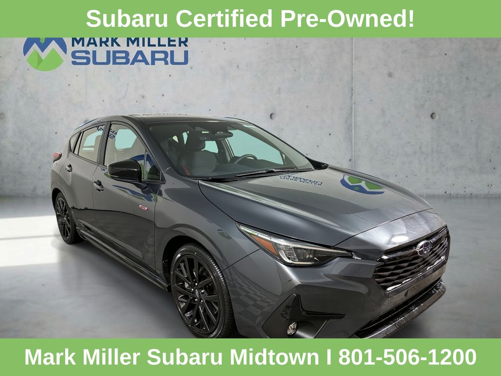 Magnetite Gray Metallic 2025 Subaru Impreza RS AWD Wagon All-Wheel Drive Continuously Variable Transmission