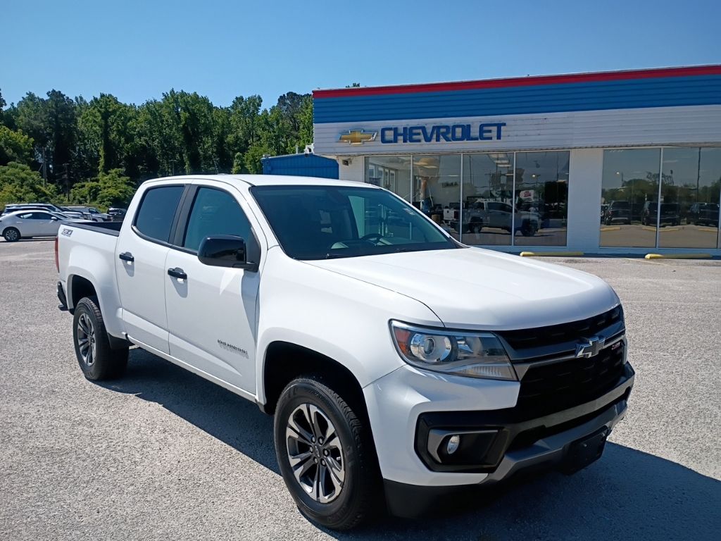 2021 Chevrolet Colorado Z71 White at Stokes Mazda
