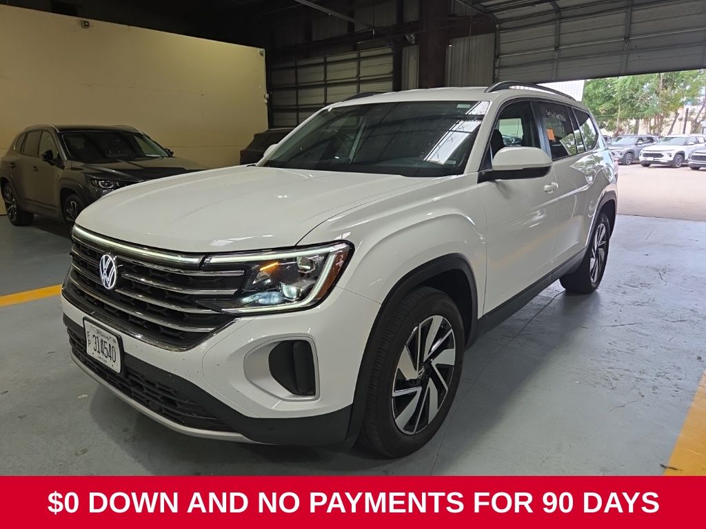 White 2025 Volkswagen Atlas SUV / Crossover Front-Wheel Drive 8-Speed Automatic