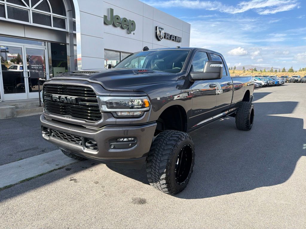 Gray (Granite Crystal Metallic Clearcoat) 2024 RAM 3500 Pickup Truck Four-Wheel Drive 6-Speed Automatic