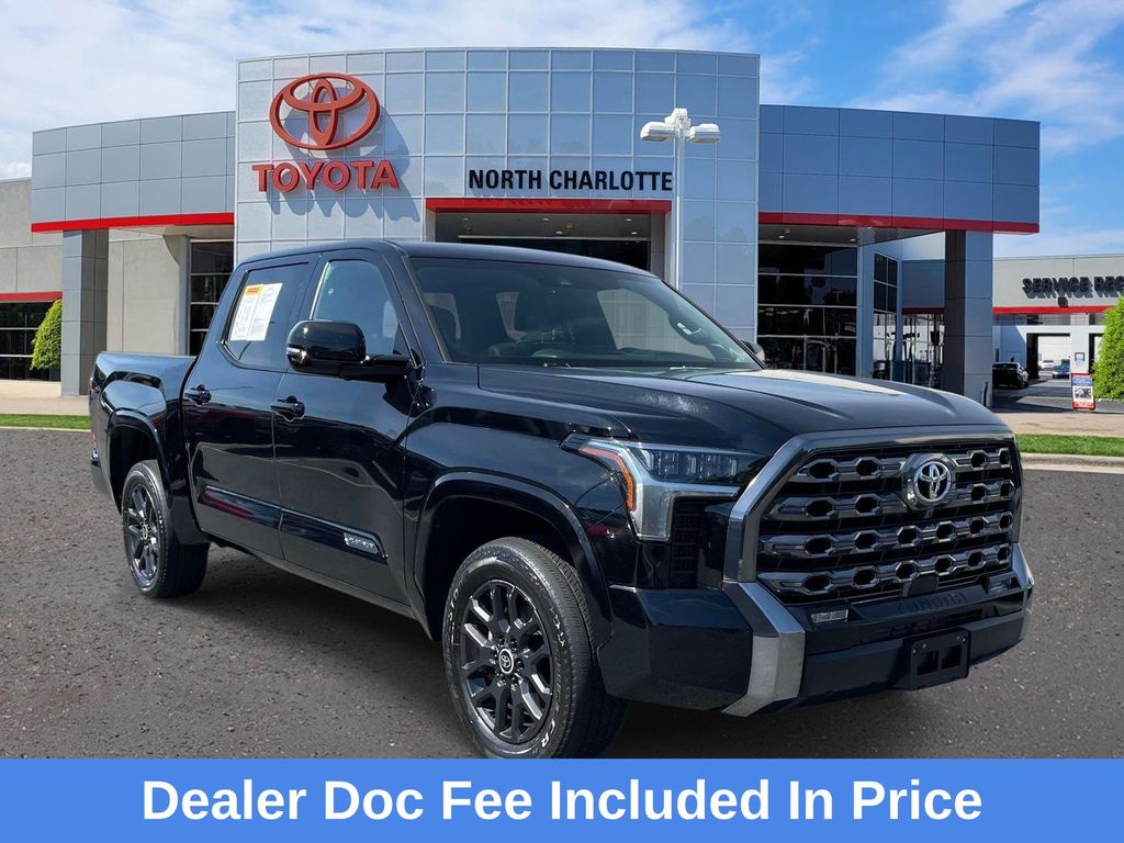 Midnight Black Metallic 2024 Toyota Tundra Pickup Truck Four-Wheel Drive Automatic