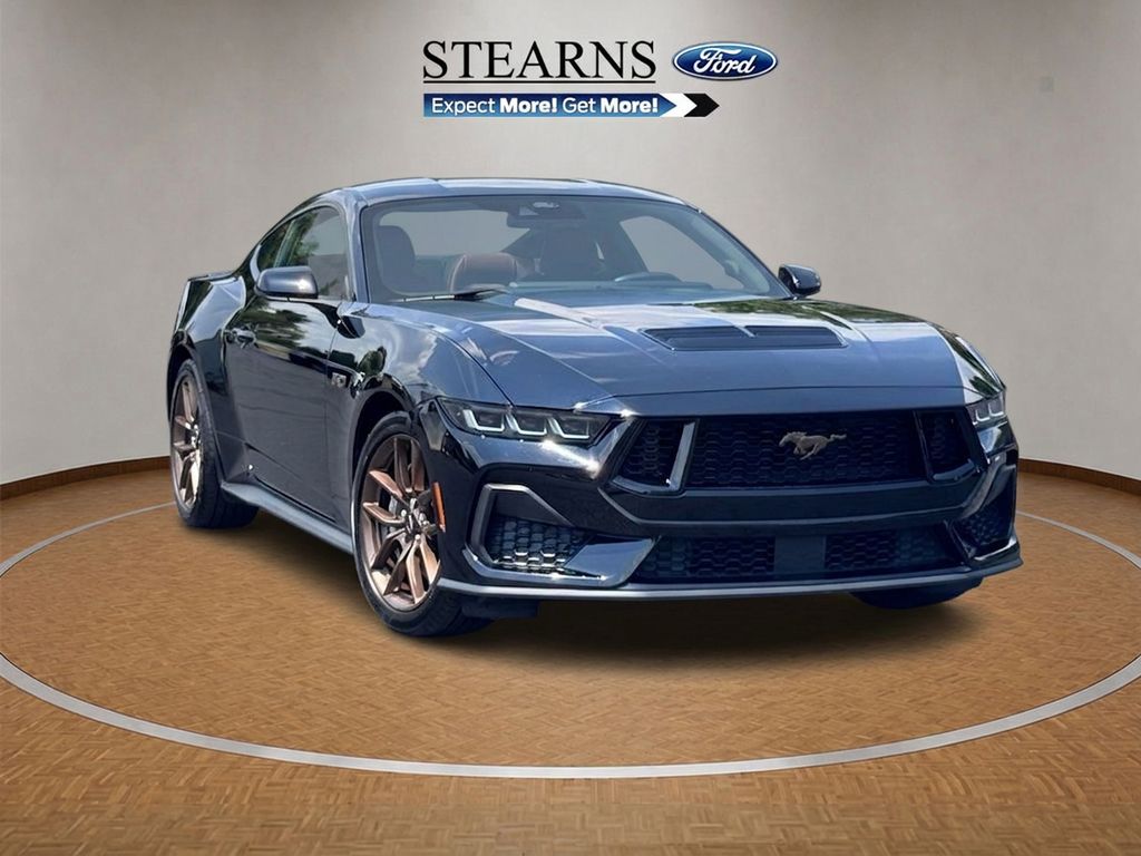 Shadow Black 2025 Ford Mustang Coupe Rear-Wheel Drive Automatic
