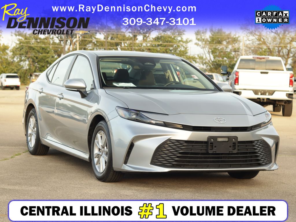 Celestial Silver Metallic 2025 Toyota Camry Sedan Front-Wheel Drive Continuously Variable Transmission
