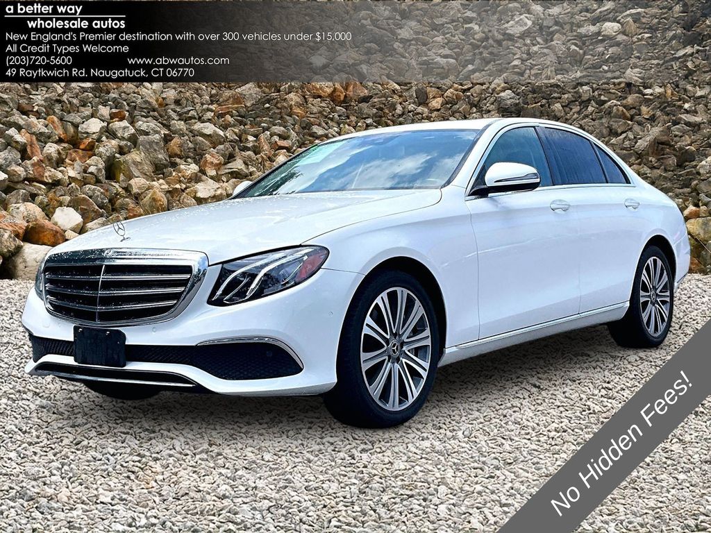 White 2018 Mercedes-Benz E-Class Sedan All-Wheel Drive 9-Speed Automatic