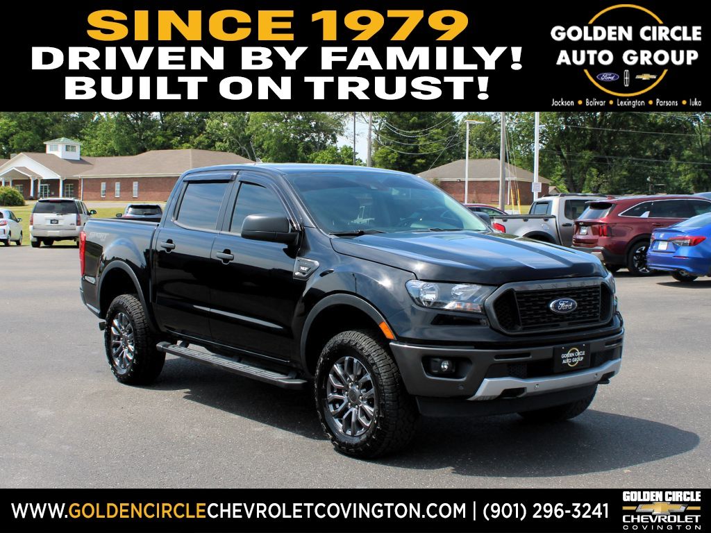 Shadow Black 2022 Ford Ranger XLT SuperCrew 4WD Pickup Truck Four-Wheel Drive Automatic