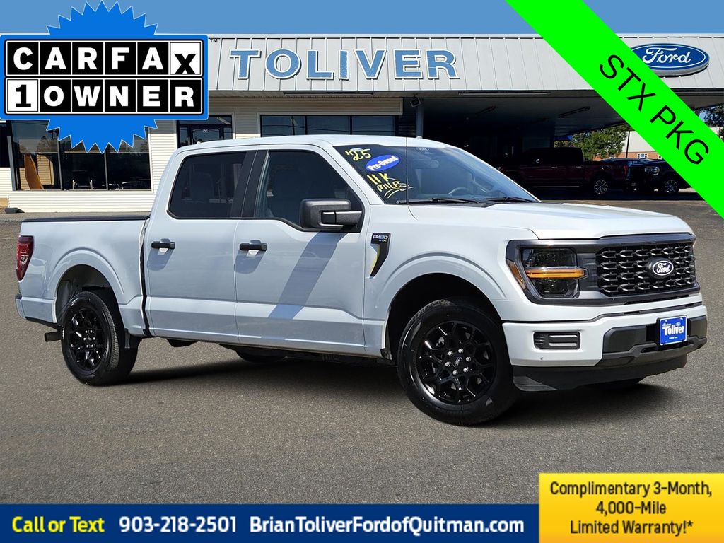 White Metallic 2025 Ford F-150 Pickup Truck 4X2 Automatic