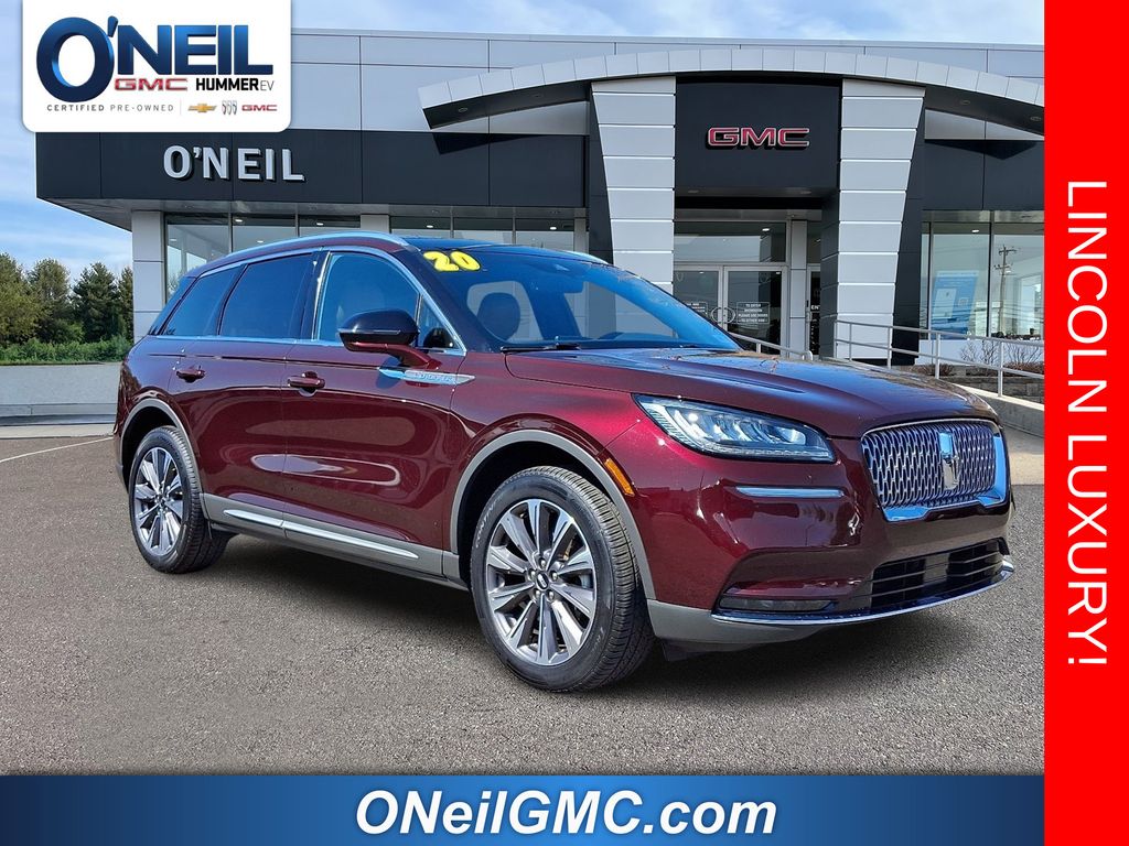 Red (Burgundy) 2020 Lincoln Corsair Reserve AWD SUV / Crossover All-Wheel Drive 8-Speed Automatic