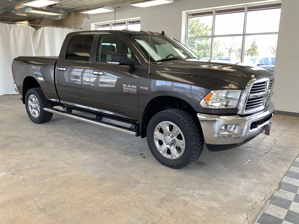 Gray (Granite Crystal Metallic Clearcoat) 2017 RAM 2500 Big Horn Crew Cab 4WD Pickup Truck Four-Wheel Drive Automatic