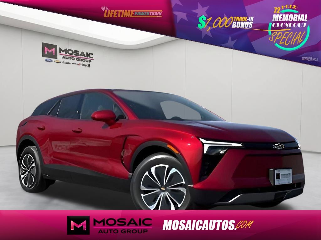 Radiant Red Tintcoat 2025 Chevrolet Blazer EV LT eAWD SUV / Crossover All-Wheel Drive 1-Speed Automatic