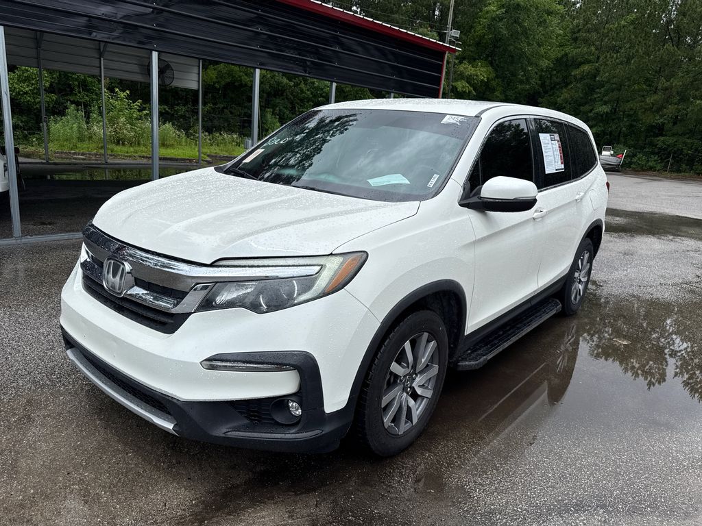 White Diamond Pearl 2019 Honda Pilot EX AWD SUV / Crossover All-Wheel Drive 6-Speed Automatic