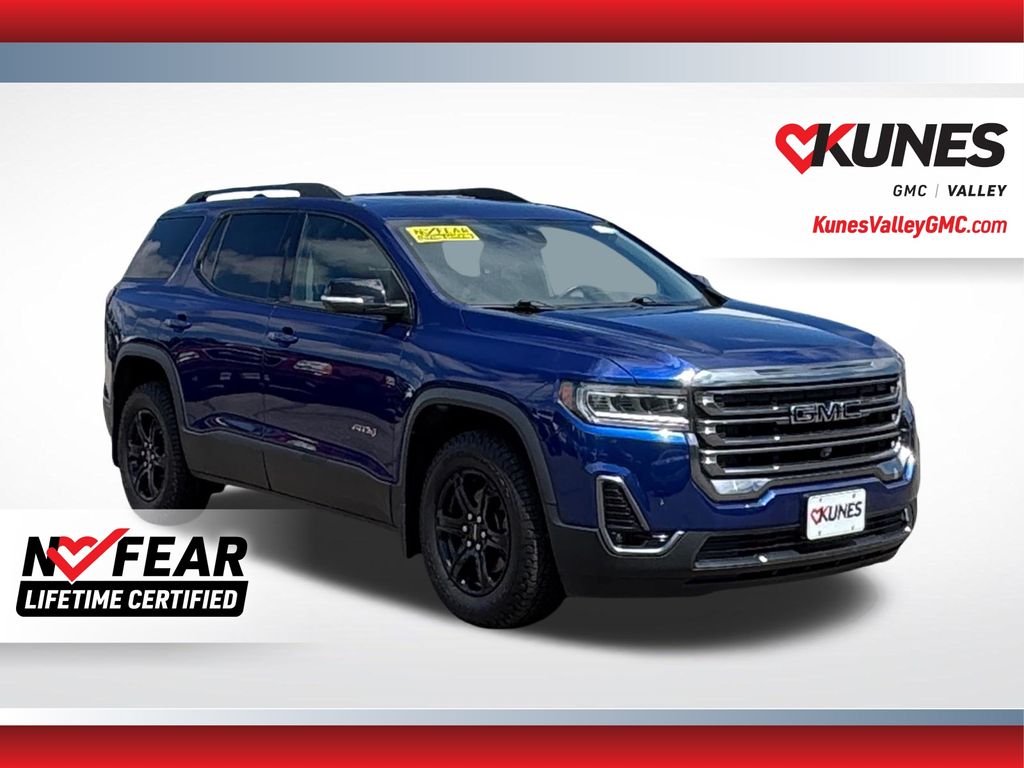 Ultra Blue Metallic 2023 GMC Acadia SUV / Crossover Four-Wheel Drive 9-Speed Automatic