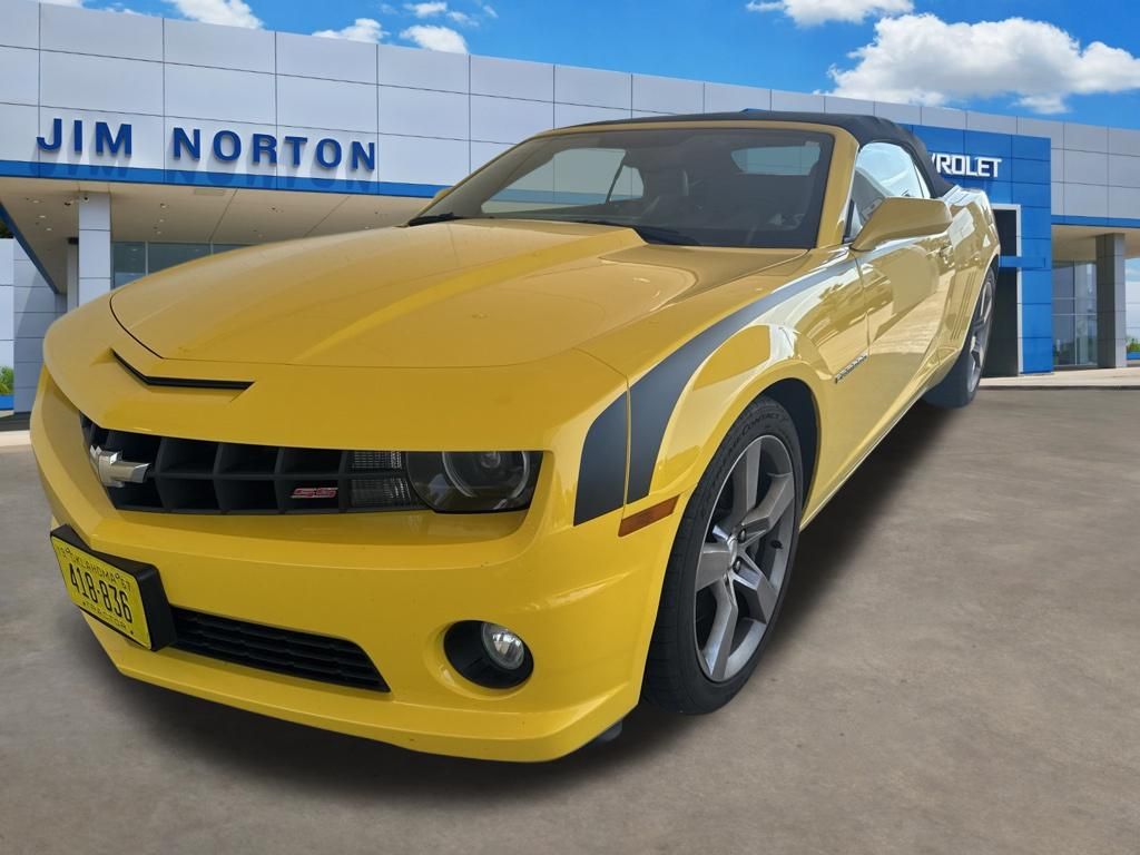 Rally Yellow 2012 Chevrolet Camaro Convertible Rear-Wheel Drive 6-Speed Automatic