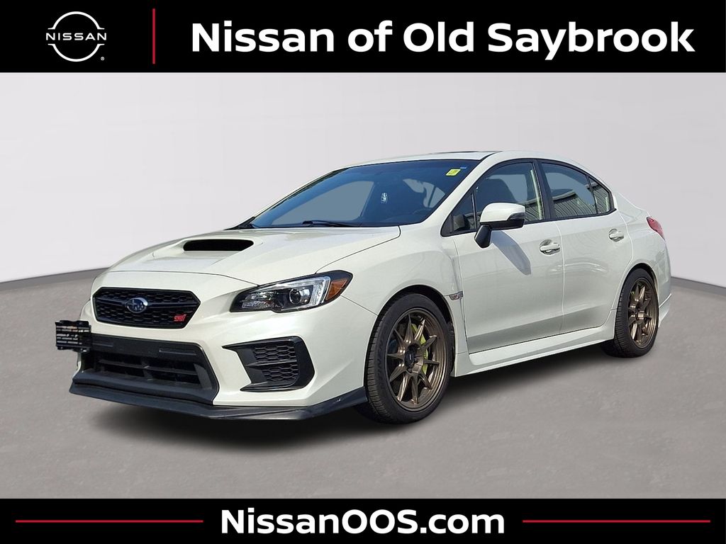 Crystal White Pearl 2020 Subaru WRX STI Sedan All-Wheel Drive 6-Speed Manual